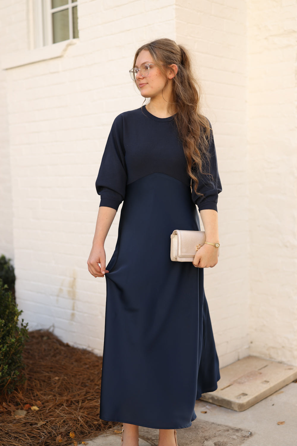 Nova Dress - Navy
