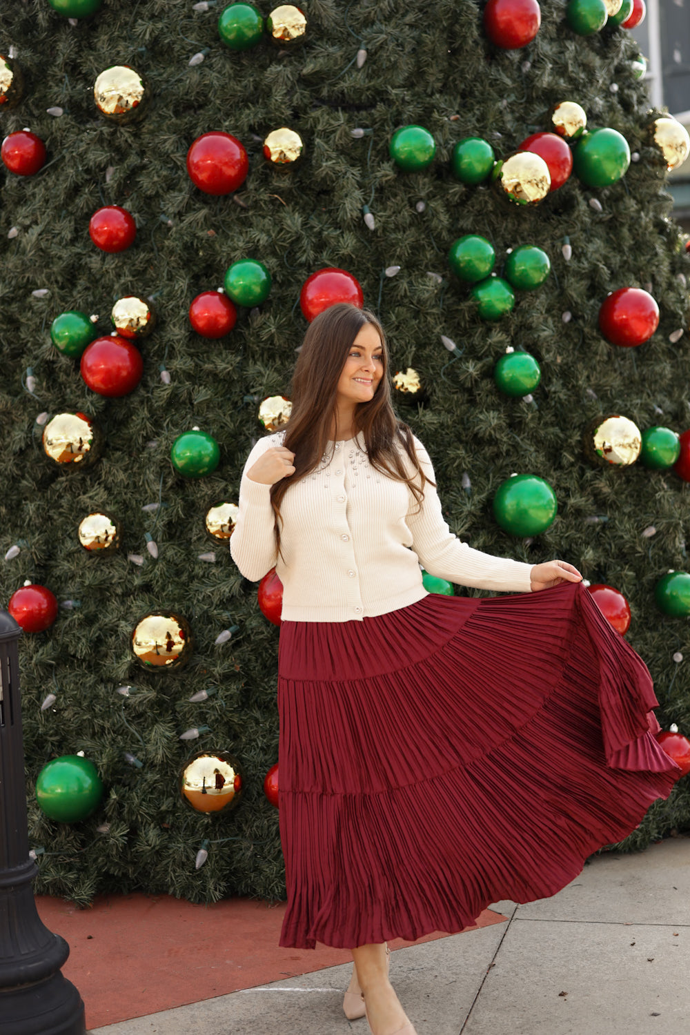 Serenity Skirt - Wine