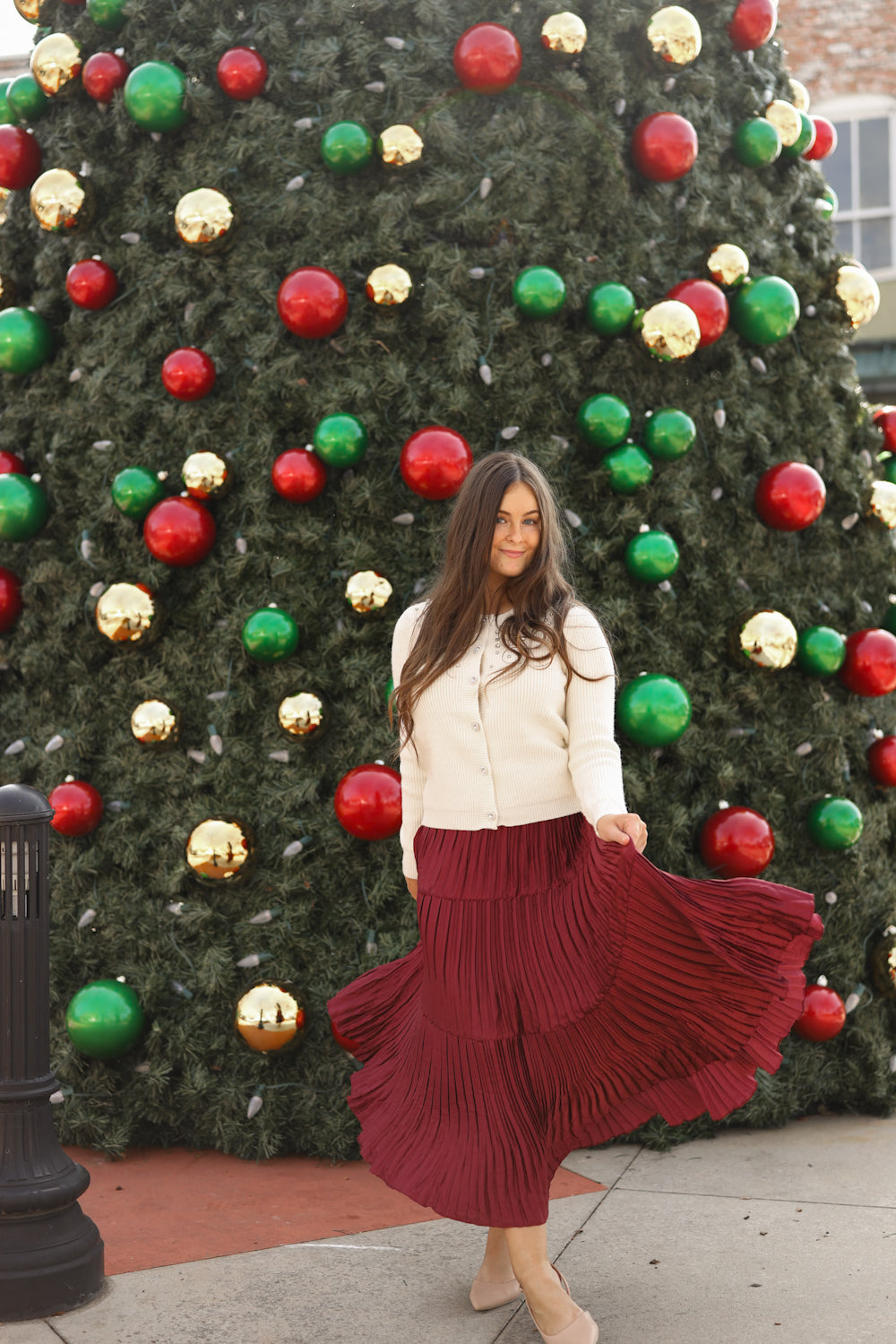 Serenity Skirt - Wine