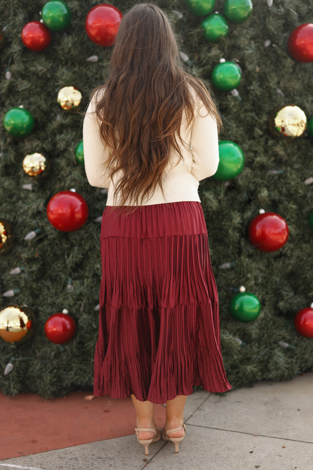 Serenity Skirt - Wine