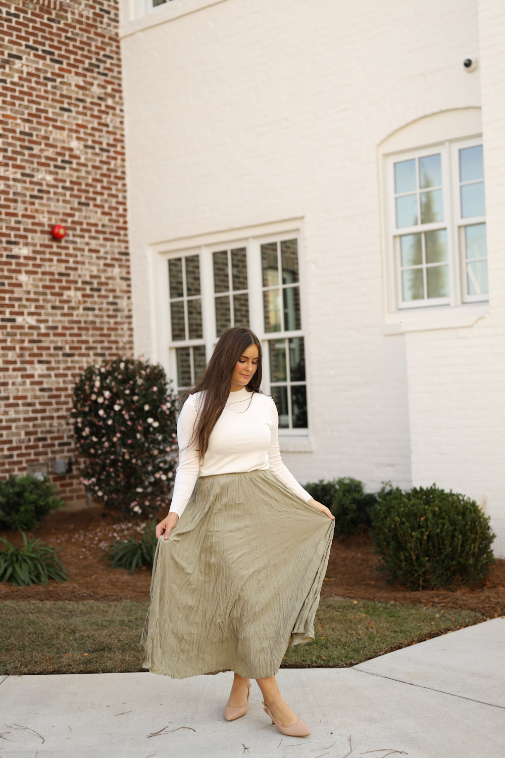 Naomi Skirt - Sage