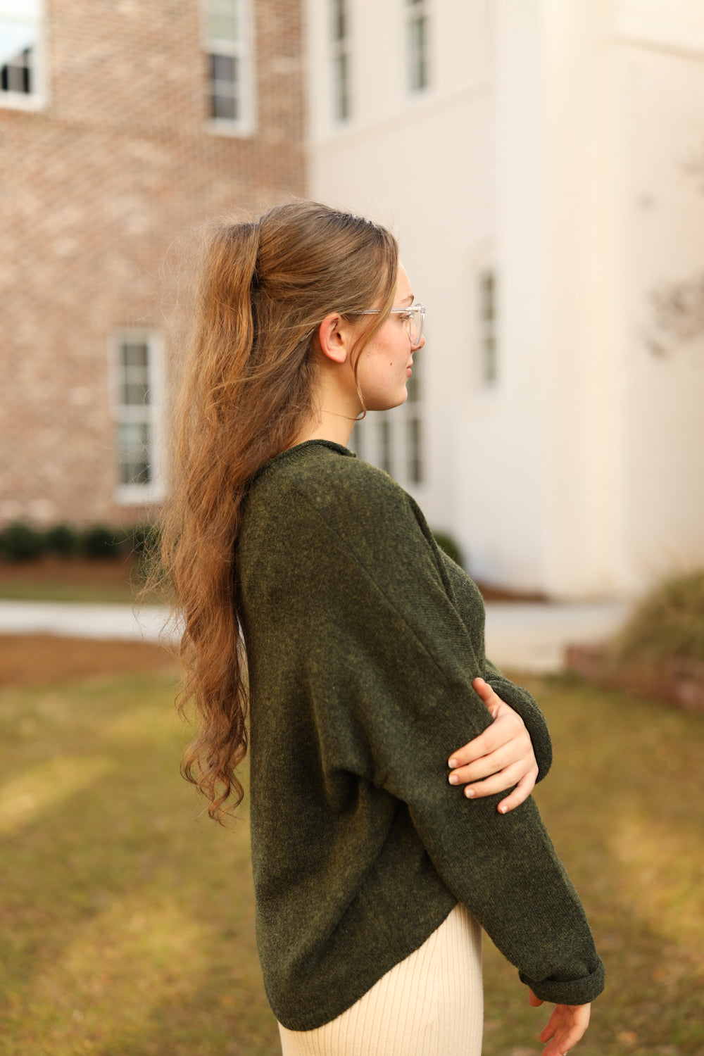 Kandi Cardigan - Hunter Green