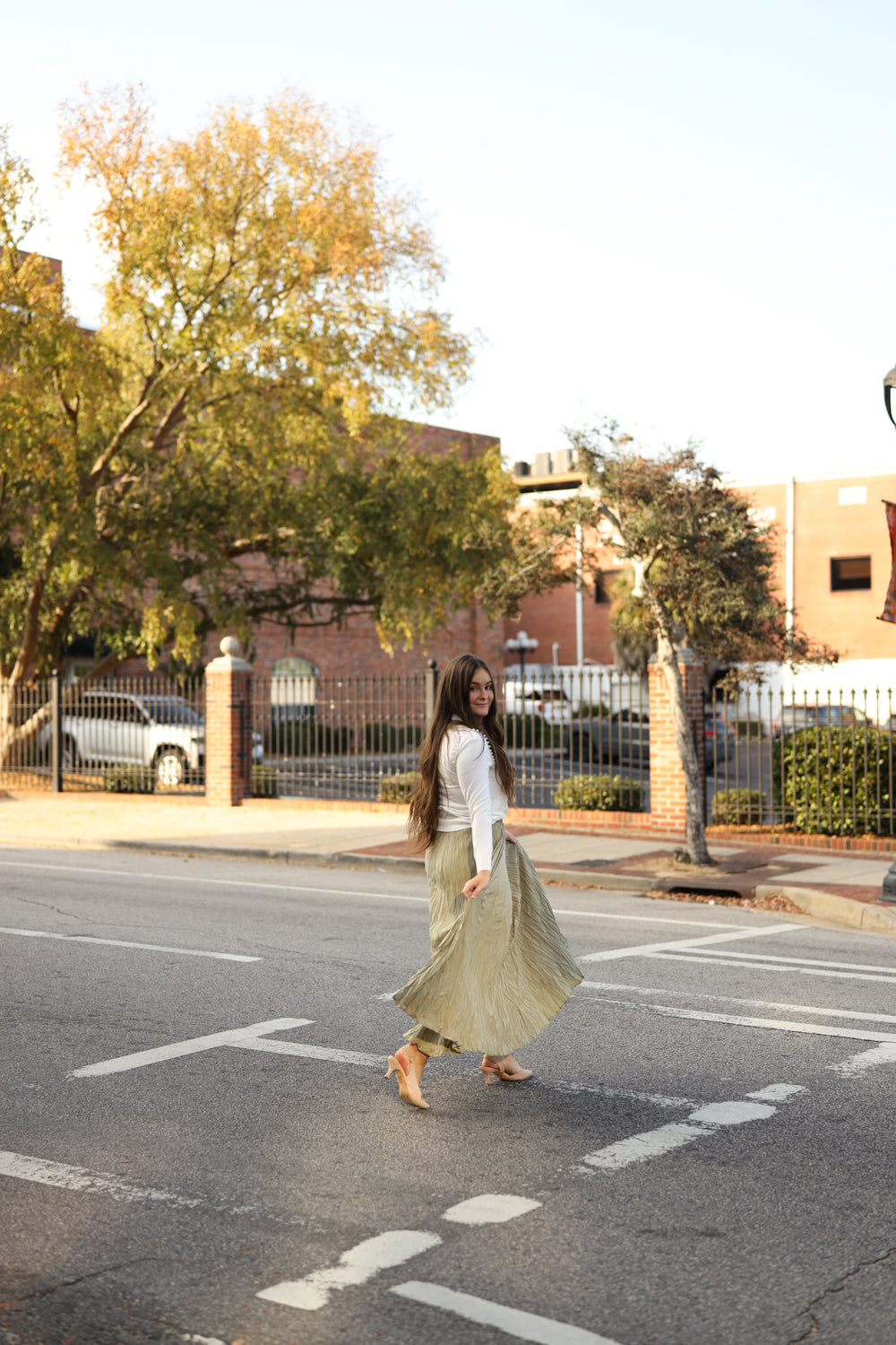 Naomi Skirt - Sage